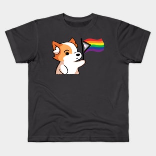 LGBTQIA+ Pride - Corgi Version Kids T-Shirt